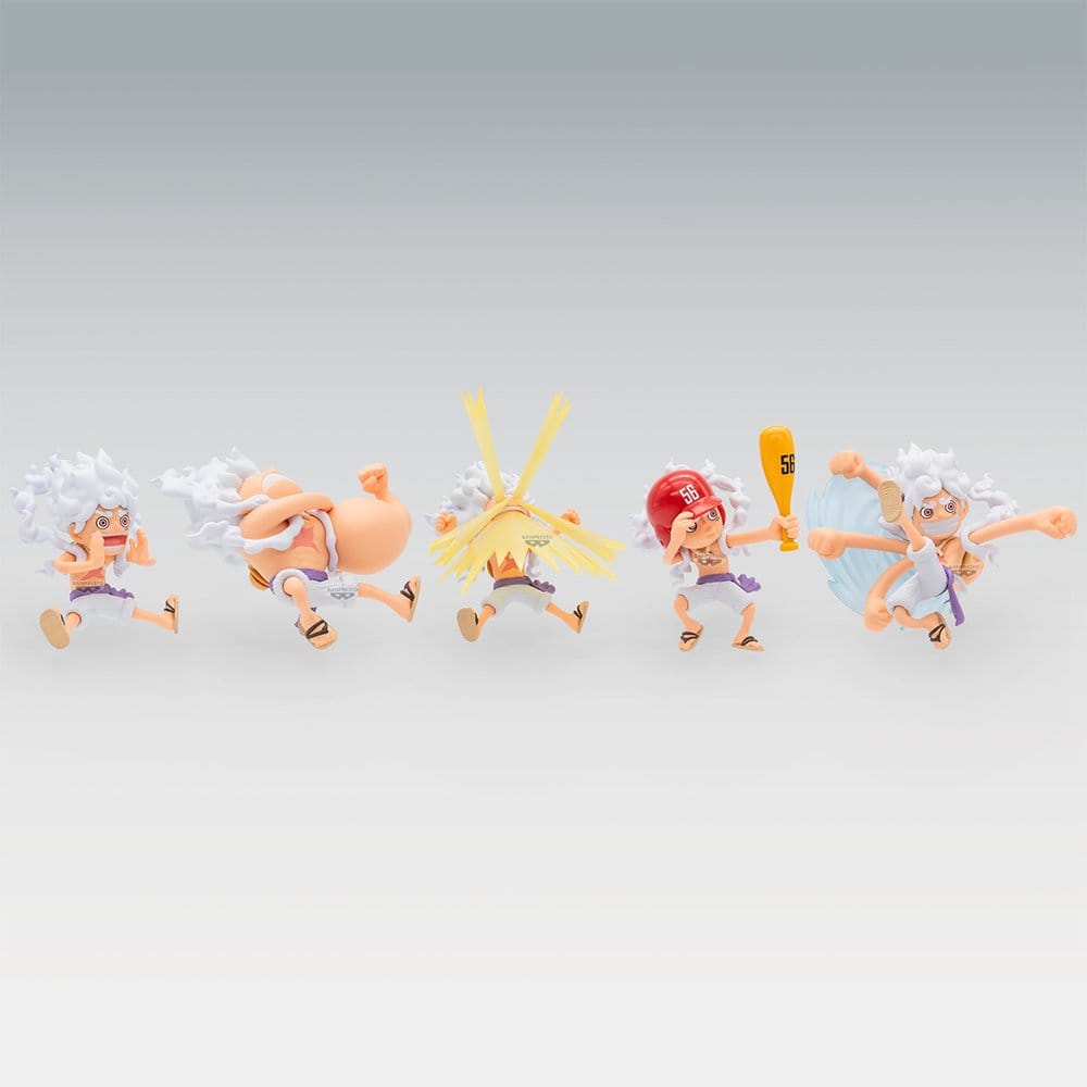 One Piece World Collectable Figure Minifiguren Monkey D. Ruffy Gear 5 Special 2 Sortiment (12)