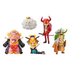 One Piece WCF Minifiguren 7 cm Wanokuni Onigashima 1 Display (12)