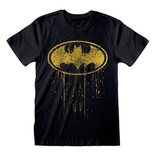 Batman T-Shirt Dripping Symbol   Größe L