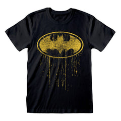 Batman T-Shirt Dripping Symbol   Größe M