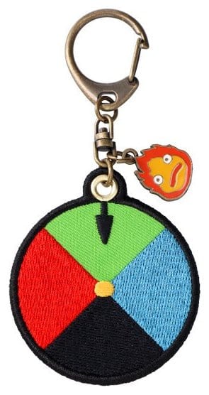 Das wandelnde Schloss Embroidery-Schlüsselanhänger Magic colour disc