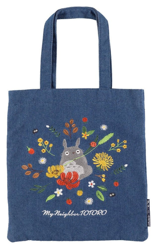 Mein Nachbar Totoro Tragetasche Denim Totoro & Flower Wreath