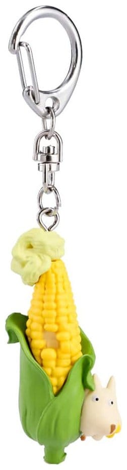 Mein Nachbar Totoro 3D-Schlüsselanhänger Soot Sprite in corn with Totoro