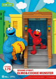 Sesamstraße D-Stage PVC Statue Elmo & Cookie Monster 11 cm