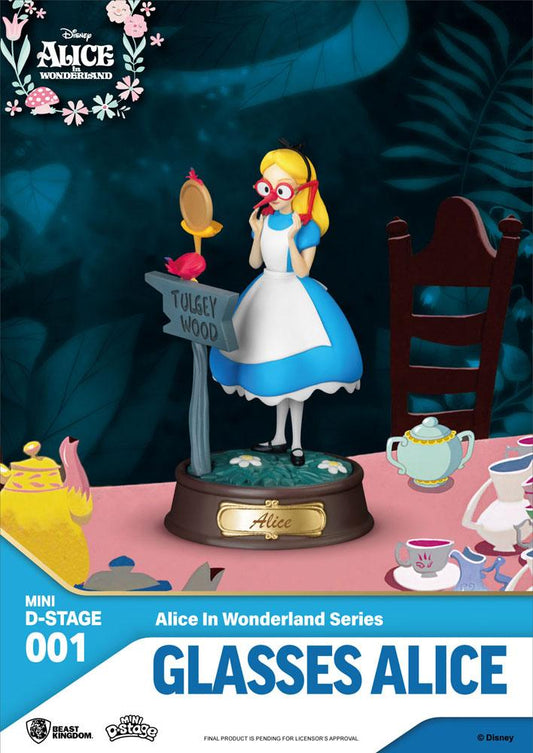 Alice im Wunderland Mini Diorama Stage Statuen 6-er Pack 10 cm