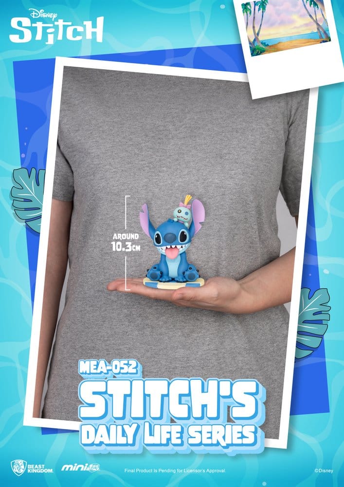 Disney Minifigur MEA-052 Stitch's Daily Life Series Blind Box Sortiment (6)