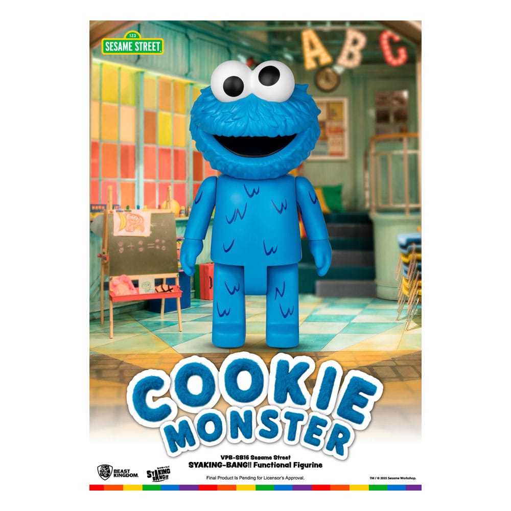 Sesamstraße Syaking Bang Series PVC Spardose Cookie Monster 47 cm