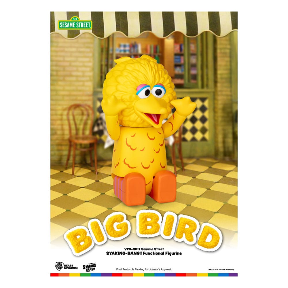 Sesamstraße Syaking Bang Series PVC Spardose Big Bird 49 cm