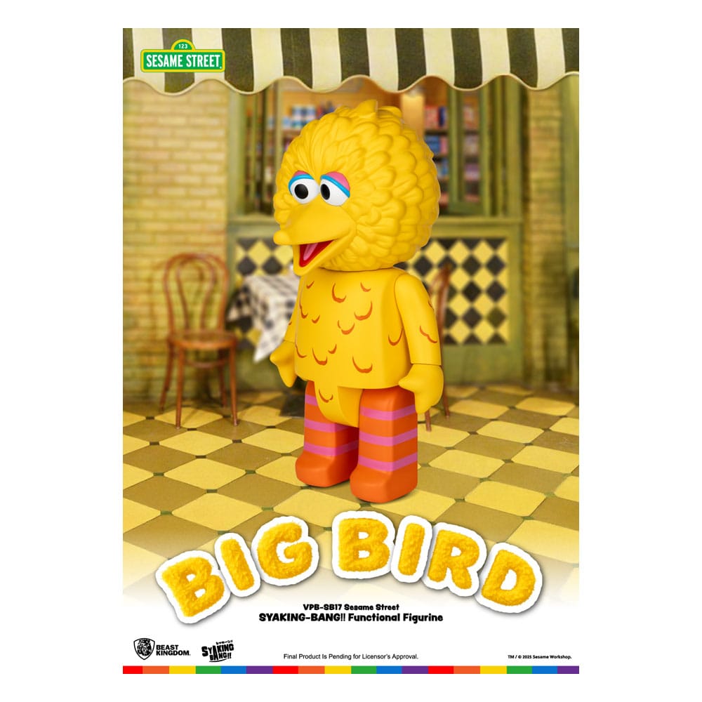 Sesamstraße Syaking Bang Series PVC Spardose Big Bird 49 cm