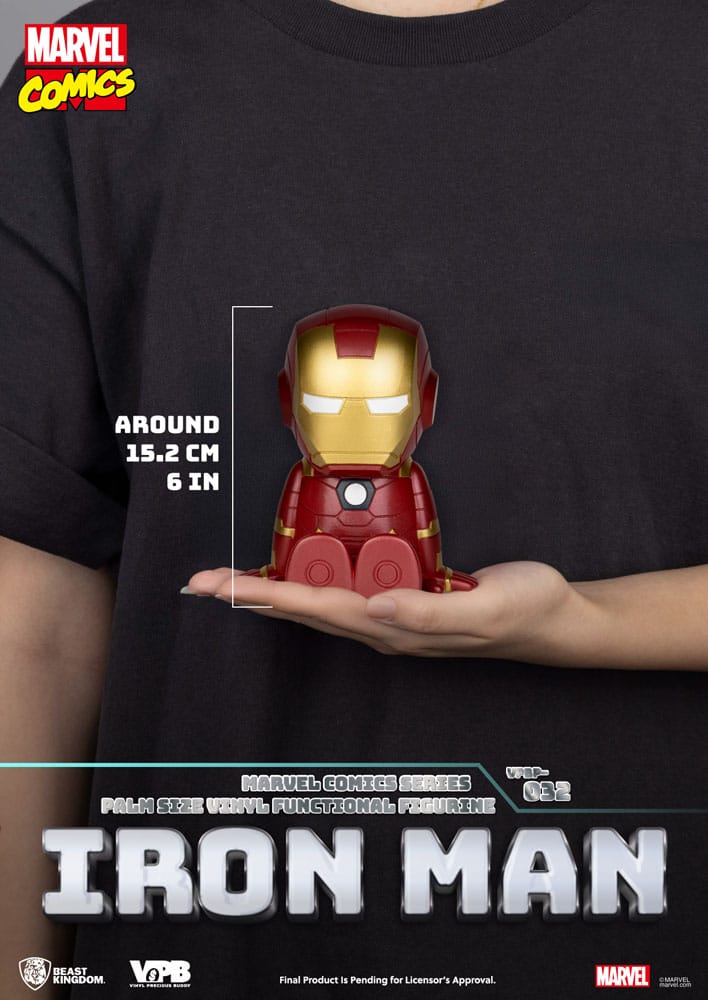 Classic Marvel Comics Piggy Vinyl Spardose Iron-man 12 cm