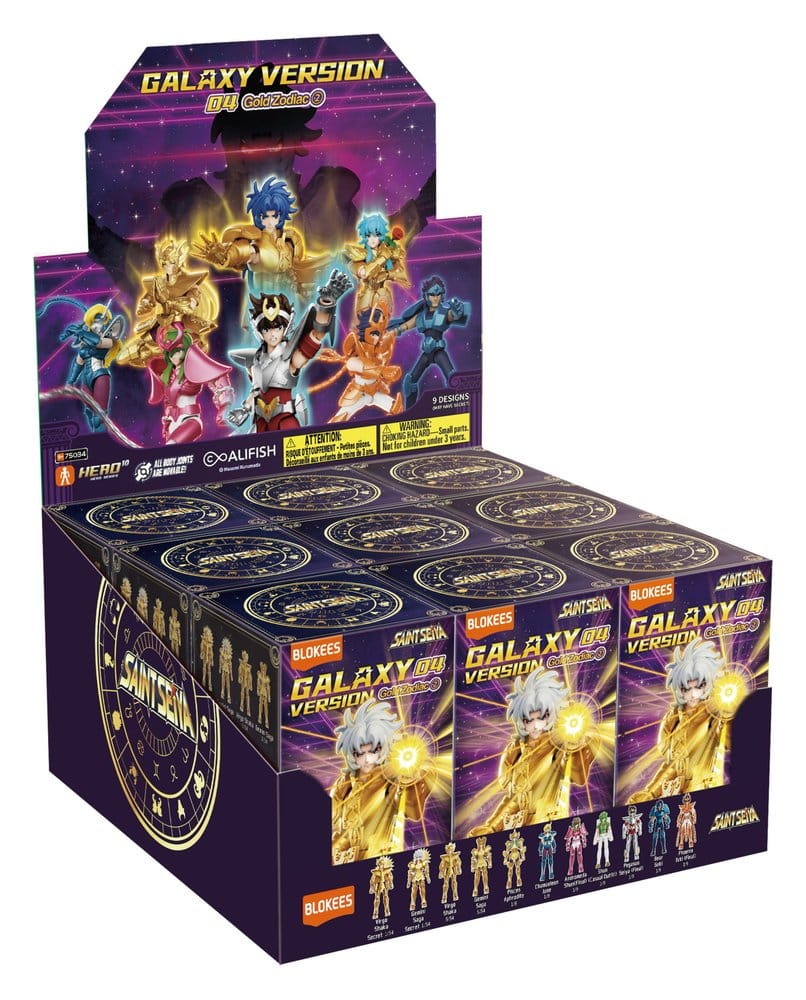 Saint Seiya Blokees Plastic Model Kit Galaxy Version 4 Blind Box Display (9)