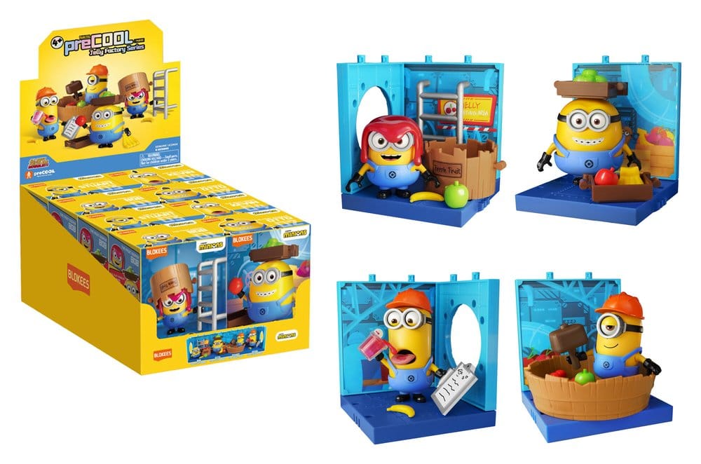 Minions Blokees Bausatz Jelly Factory Blind Box Display (8)