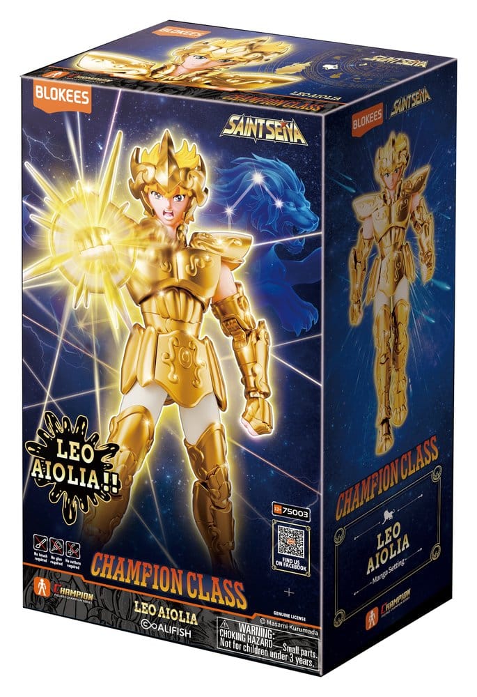 Saint Seiya Blokees Plastic Model Kit Leo Aiolia