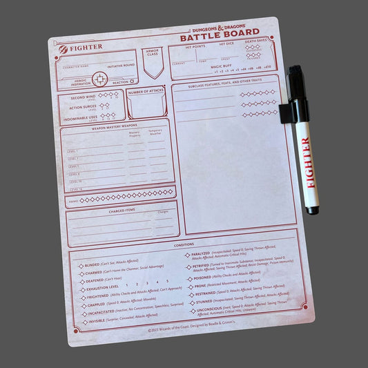 Dungeons & Dragons Battle Board Kampfbretttafel Kämpfer (Fighter)