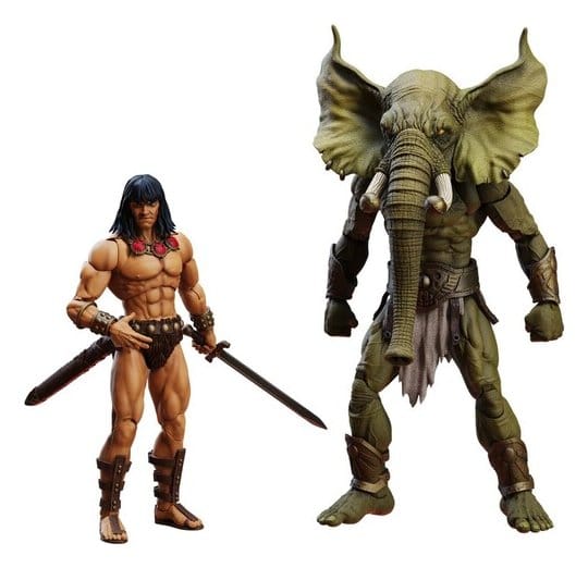 Conan der Barbar Epic H.A.C.K.S. Actionfiguren The Tower of the Elephant Set: Young Conan and Yag Kosha