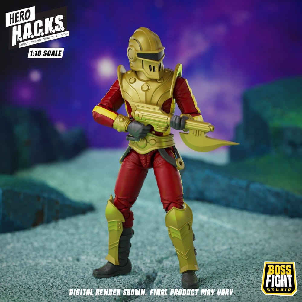 Hero H.A.C.K.S. Core Actionfigur 1/18 Heroes and Villains Wave 1 Stellar Guard: Cosmic Defender of Accord