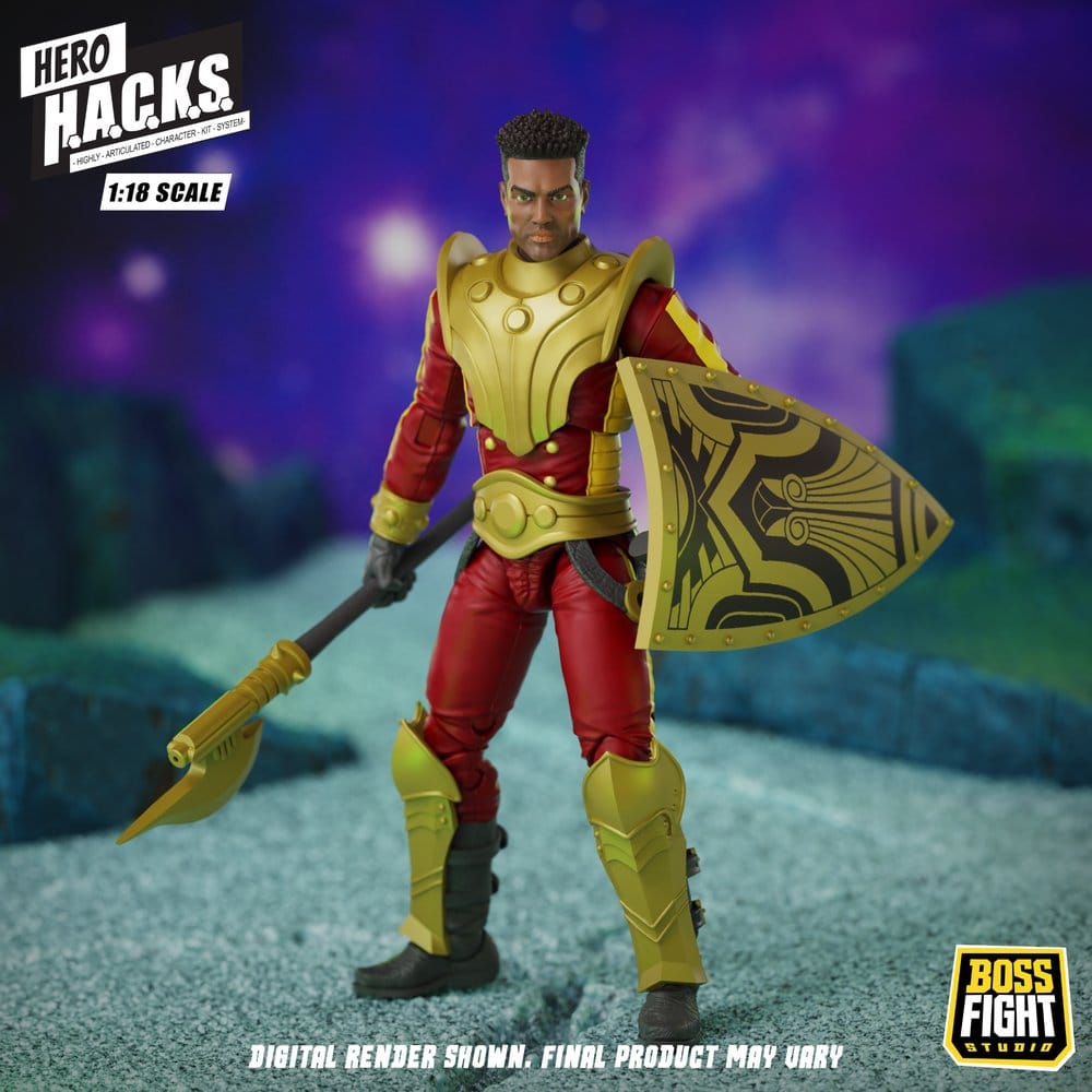 Hero H.A.C.K.S. Core Actionfigur 1/18 Heroes and Villains Wave 1 Stellar Guard: Cosmic Defender of Accord