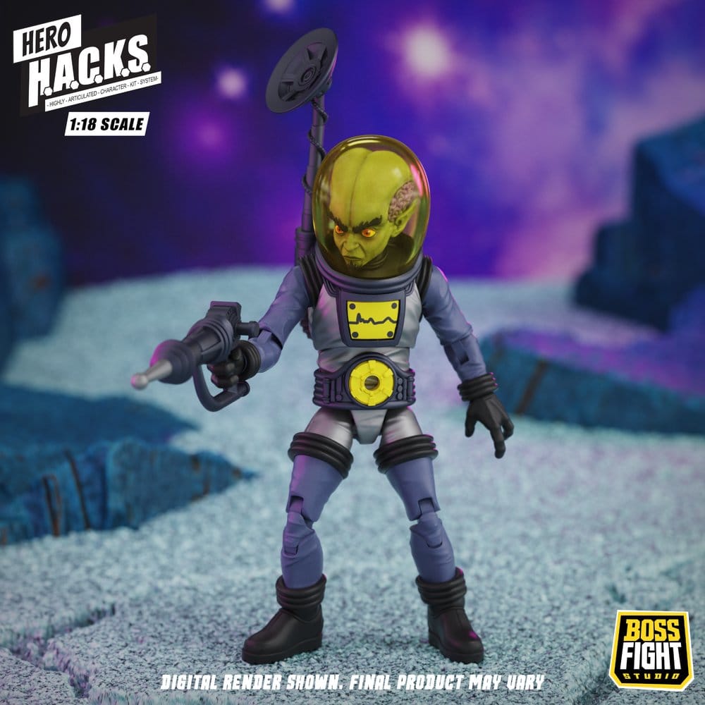 Hero H.A.C.K.S. Core Actionfigur 1/18 Heroes and Villains Wave 1 Zarko Resources Inc.: Galactic Prospectors