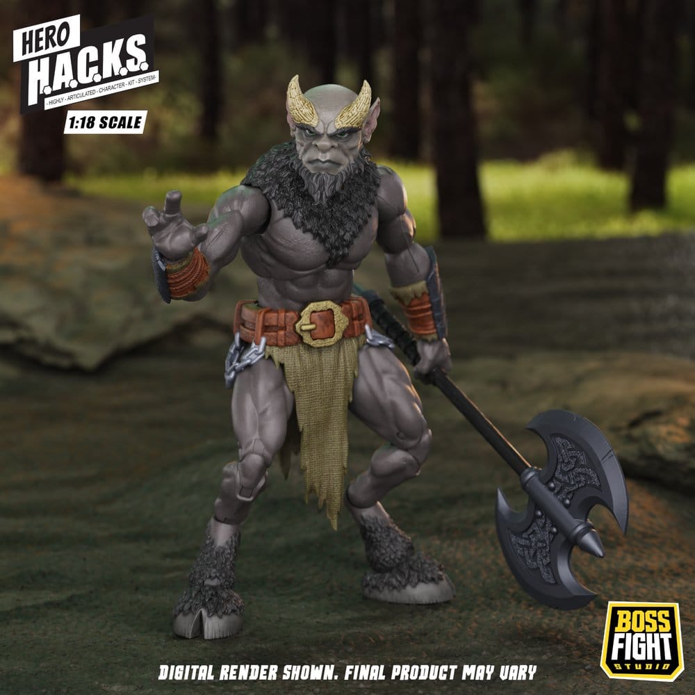 Hero H.A.C.K.S. Core Actionfigur 1/18 Heroes and Villains Wave 1 Minos Auroxos: Labyrinthian Warrior