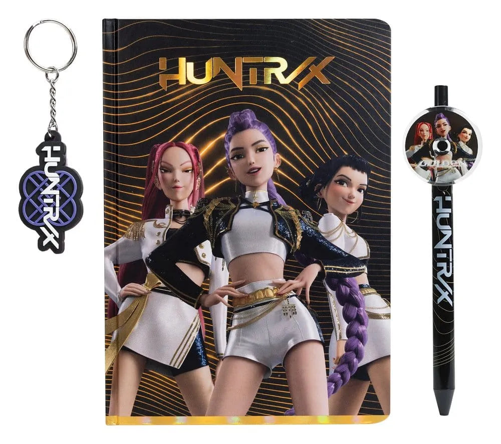 KPop Demon Hunters Notizbuch Geschenk-Set Golden
