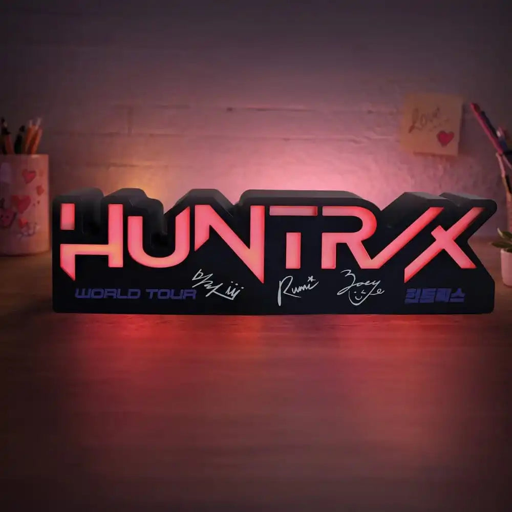 KPop Demon Hunters Lampe Huntr/x Logo