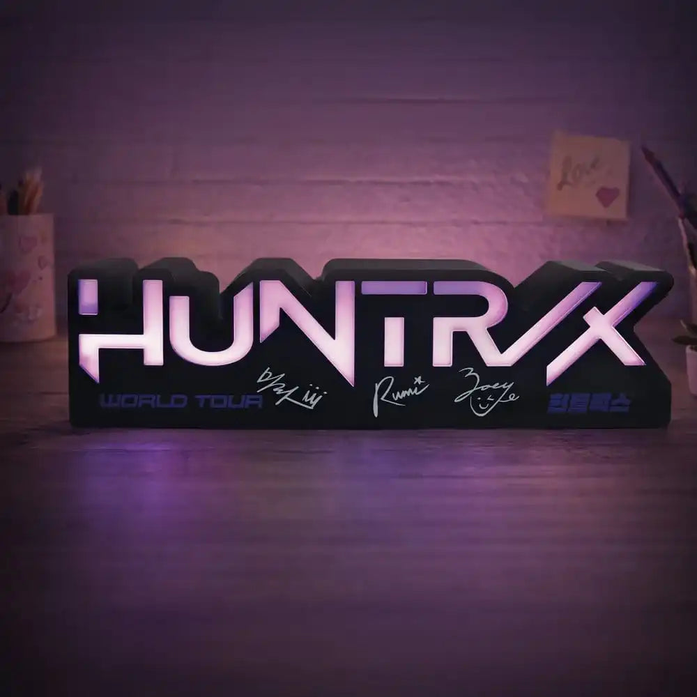 KPop Demon Hunters Lampe Huntr/x Logo