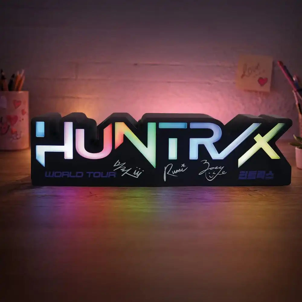 KPop Demon Hunters Lampe Huntr/x Logo