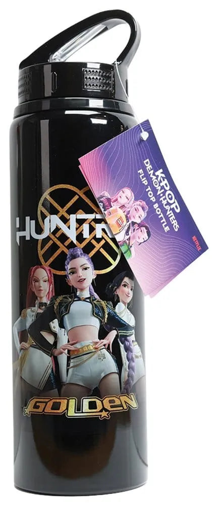 KPop Demon Hunters Flip Top Trinkflasche Golden
