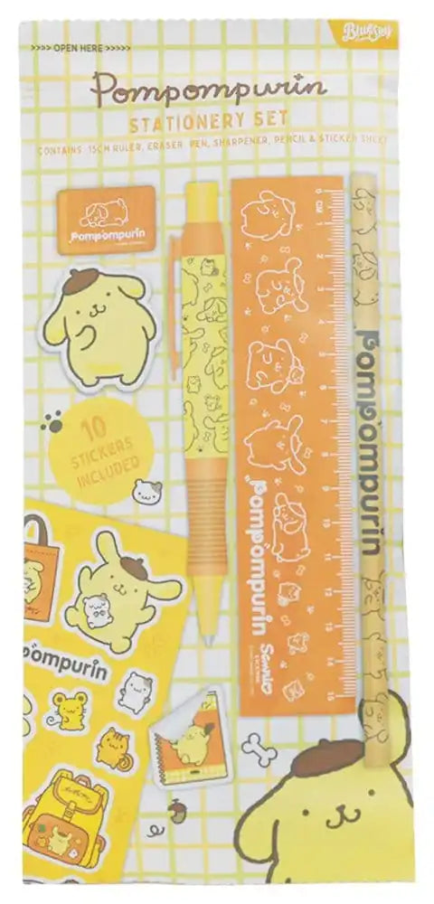 Sanrio Schreibset 6er-Pack Pompompurin