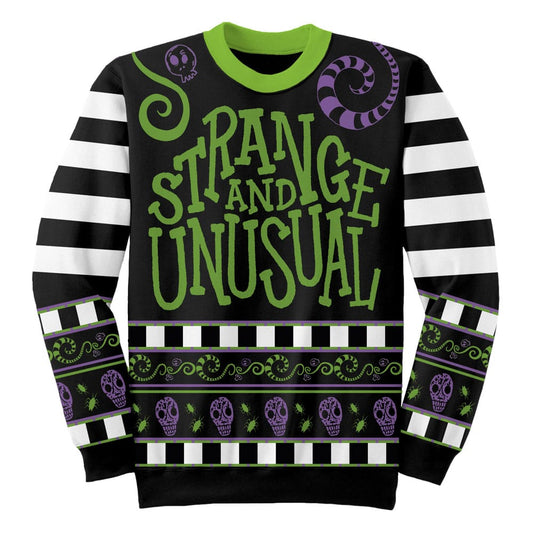 Beetlejuice Sweatshirt Jumper Strange & Unusual  Größe S