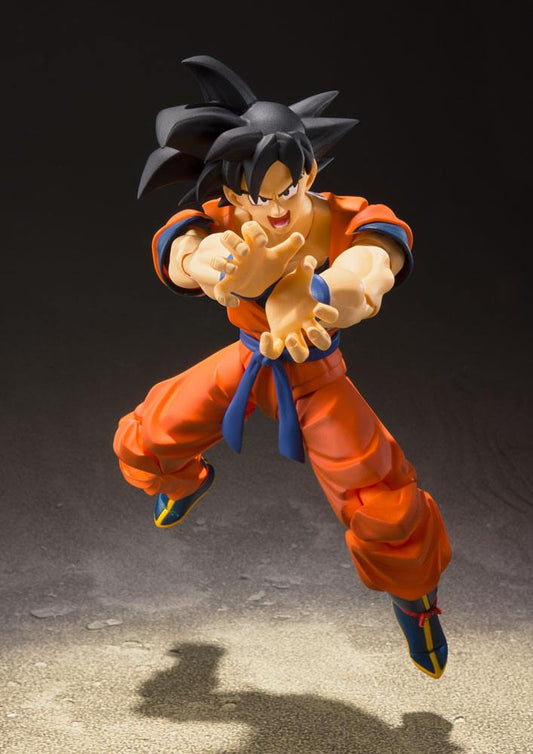 Dragon Ball Z S.H. Figuarts Actionfigur Son Goku (A Saiyan Raised On Earth) 14 cm