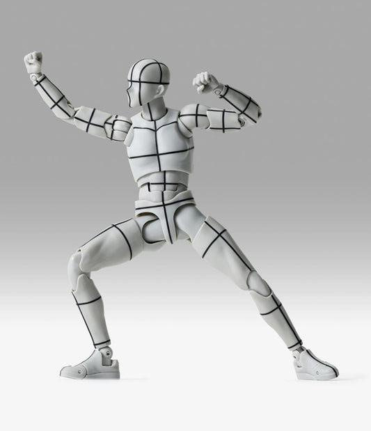 S.H.Figuarts Actionfigur Body-Kun Sports Edition Wire Frame (Gray Color Ver.) 15 cm