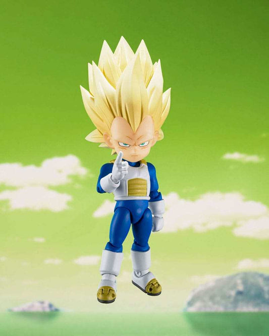 Dragon Ball S.H.Figuarts Actionfigur Super Saiyan Level 3 Vegeta (mini) Daima 8 cm