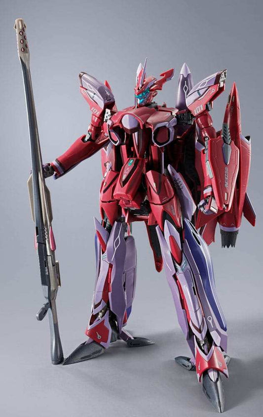 Macross Frontier DX Chogokin Actionfigur VF-27 Gamma SP Super Lucifer Valkyrie Brera Sterne use Revival Ver. 25 cm