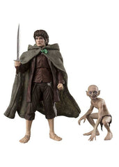 Herr der Ringe S.H. Figuarts Actionfiguren Frodo Beutlin & Gollum