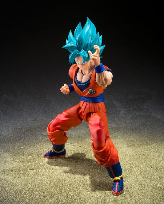 Dragon Ball Super S.H.Figuarts Actionfigur Super Saiyan God Super Son Guko (Blue power transcending Limits) 15 cm