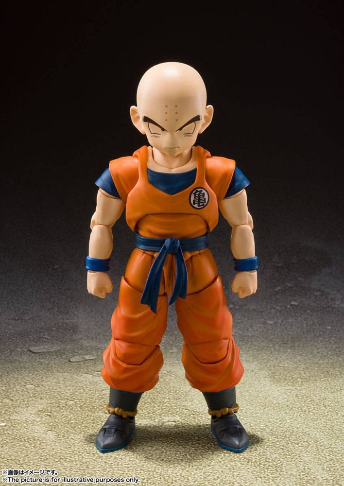 Dragon Ball Z S.H. Figuarts Actionfigur Krillin-Earth's Strongest Man 12 cm