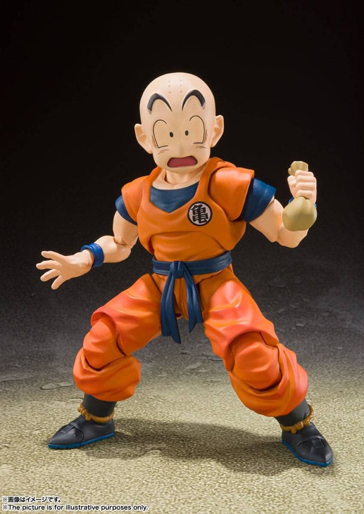 Dragon Ball Z S.H. Figuarts Actionfigur Krillin-Earth's Strongest Man 12 cm