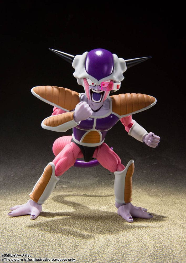 Dragon Ball Z S.H. Figuarts Actionfigur Frieza (First Form) & Frieza Pod Reissue 11 cm