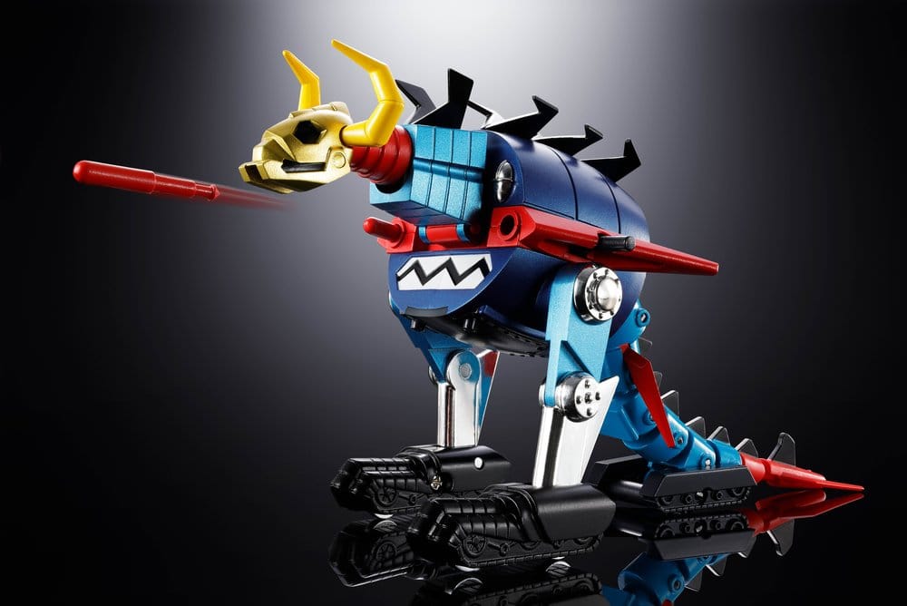 Dino Mech Gaiking Chogokin Actionfigur Daikumaryu & Gaiking 20 cm