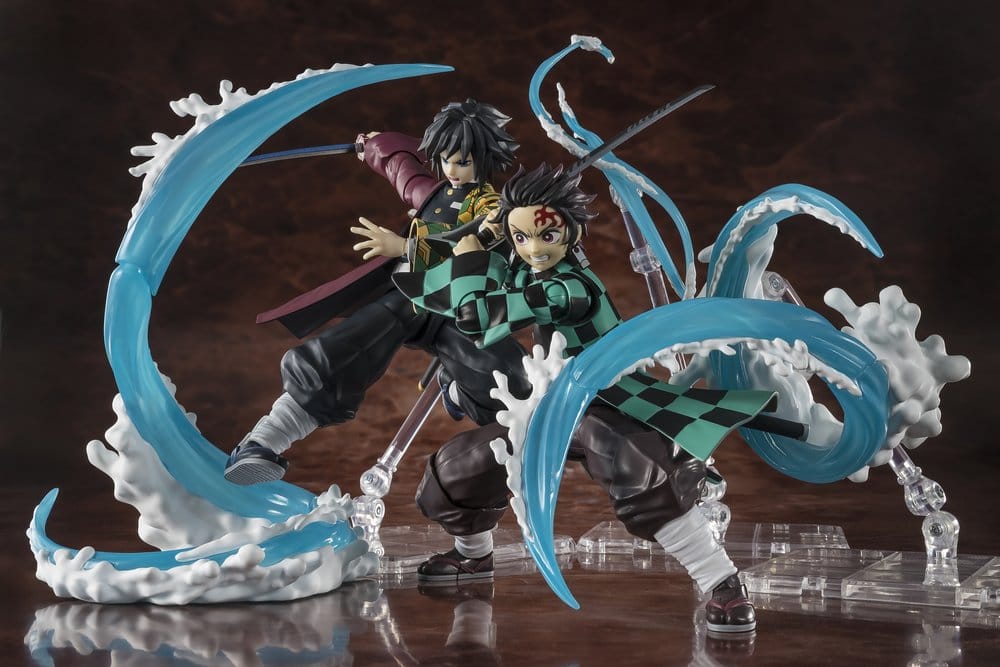 Demon Slayer: Kimetsu no Yaiba S.H. Figuarts Zubehör-Set Tanjiro Kamado & Giyu Tomioka Water Breathing Option Parts Set