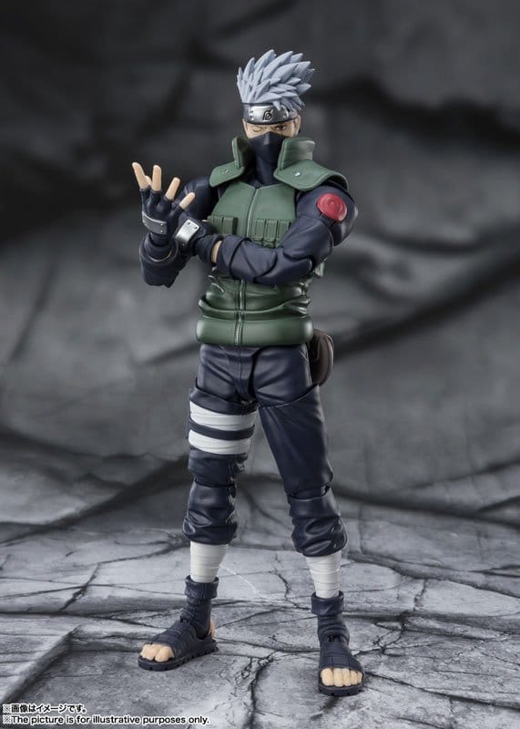 Naruto S.H.Figuarts Actionfigur Kakashi Hatake -The famed Sharingan Hero- 16 cm