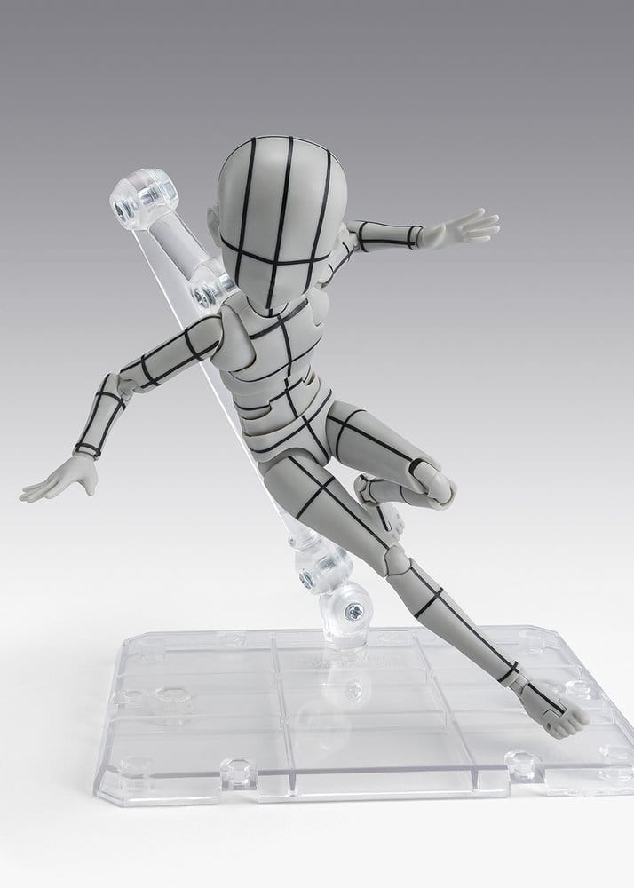 S.H.Figuarts Actionfigur Body-Kun -Ken Sugimori- Edition -Wireframe- (Gray Color Ver.) 13 cm
