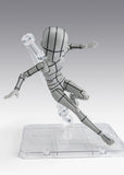 S.H.Figuarts Actionfigur Body-Kun -Ken Sugimori- Edition -Wireframe- (Gray Color Ver.) 13 cm