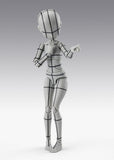 S.H.Figuarts Actionfigur Body-Chan -Ken Sugimori- Edition -Wireframe- (Gray Color Ver.) 13 cm