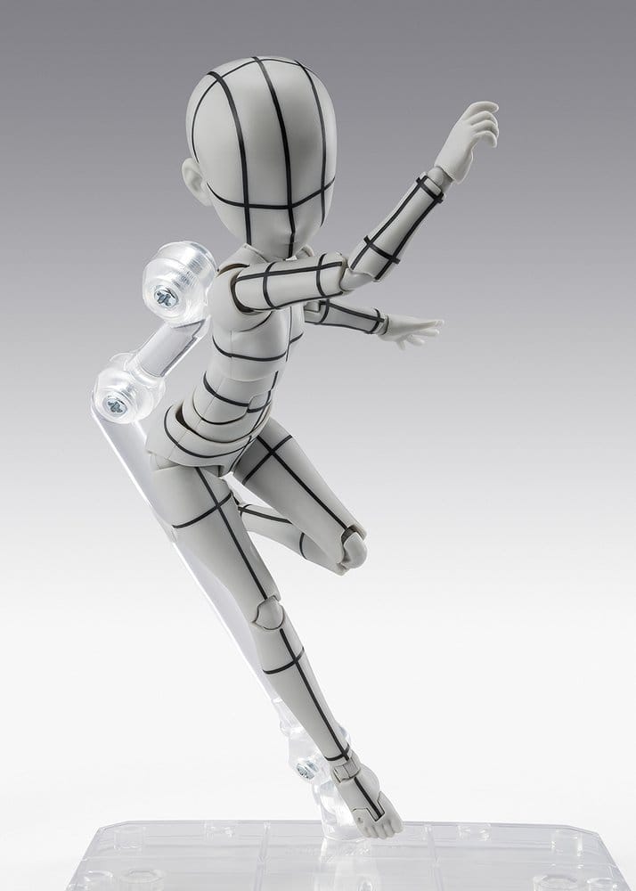 S.H.Figuarts Actionfigur Body-Chan -Ken Sugimori- Edition -Wireframe- (Gray Color Ver.) 13 cm