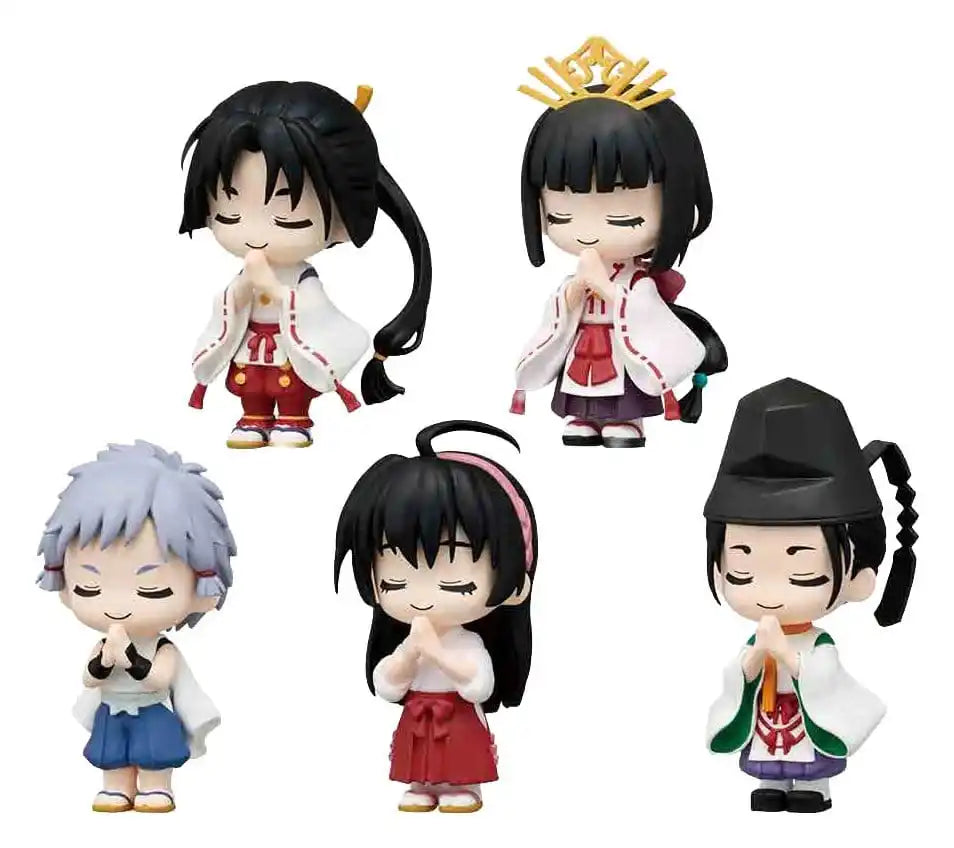 The Elusive Samurai PVC Figure Gassho Display Box (6) 5 cm