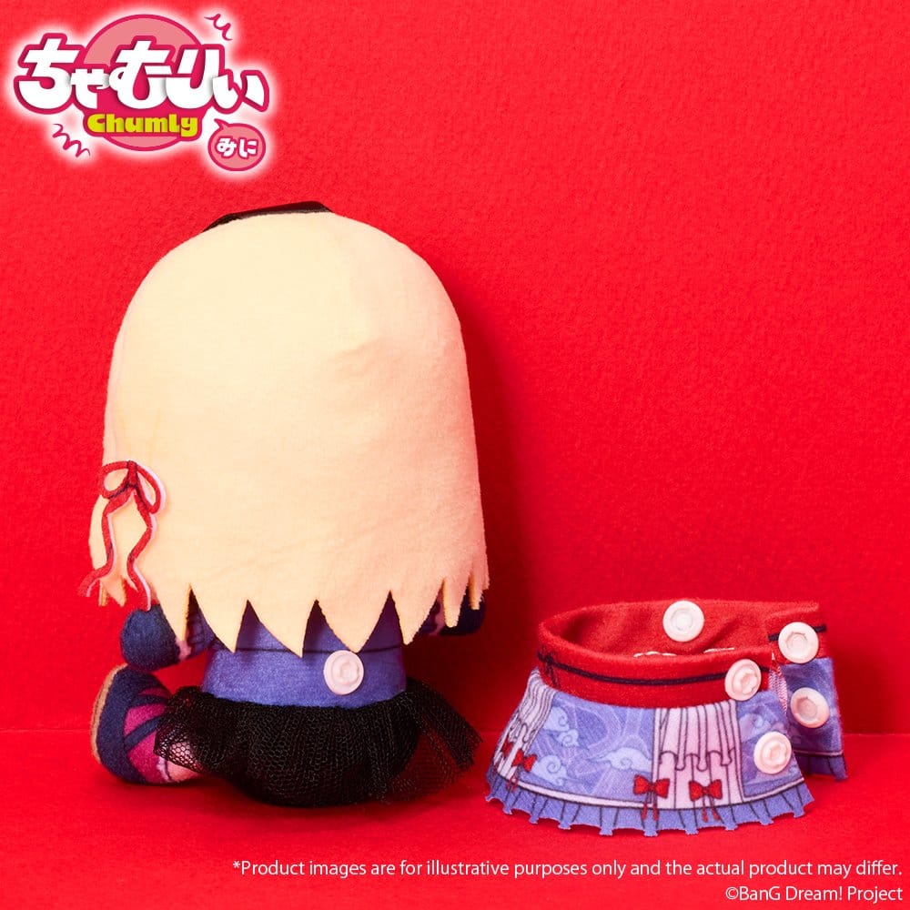 BanG Dream! Chamuri Mini Plüsch-Schlüsselanhänger Ave Mujica Senbi Toryo Ver. Mortis 10 cm