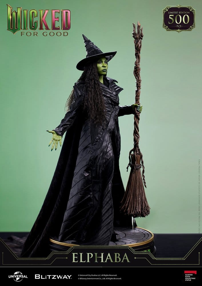 Wicked: Teil 2 Superb Scale Statue 1/4 Elphaba 56 cm