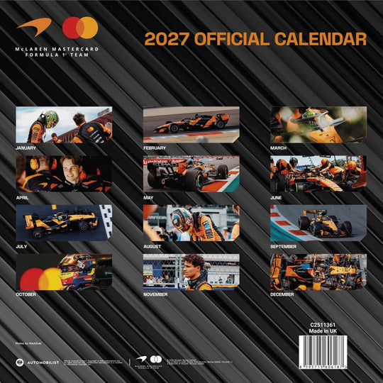 McLaren Kalender 2027 30 x 30 cm